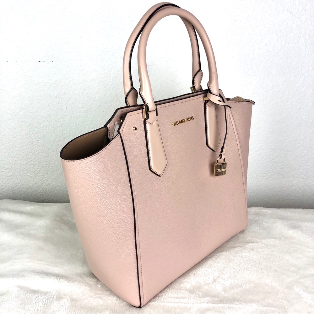 NWT Michael Kors Blush Pink Hayes Tote Satchel